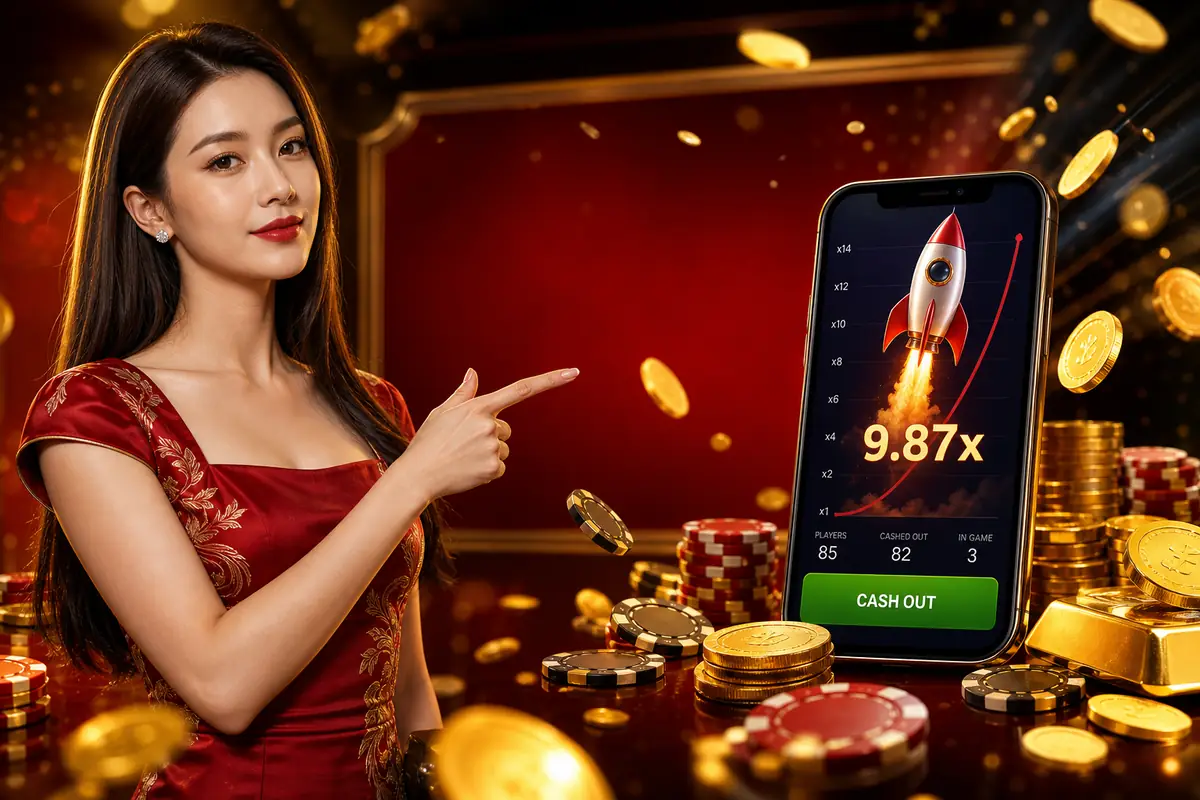 cub99 Casino meja baccarat dealer langsung